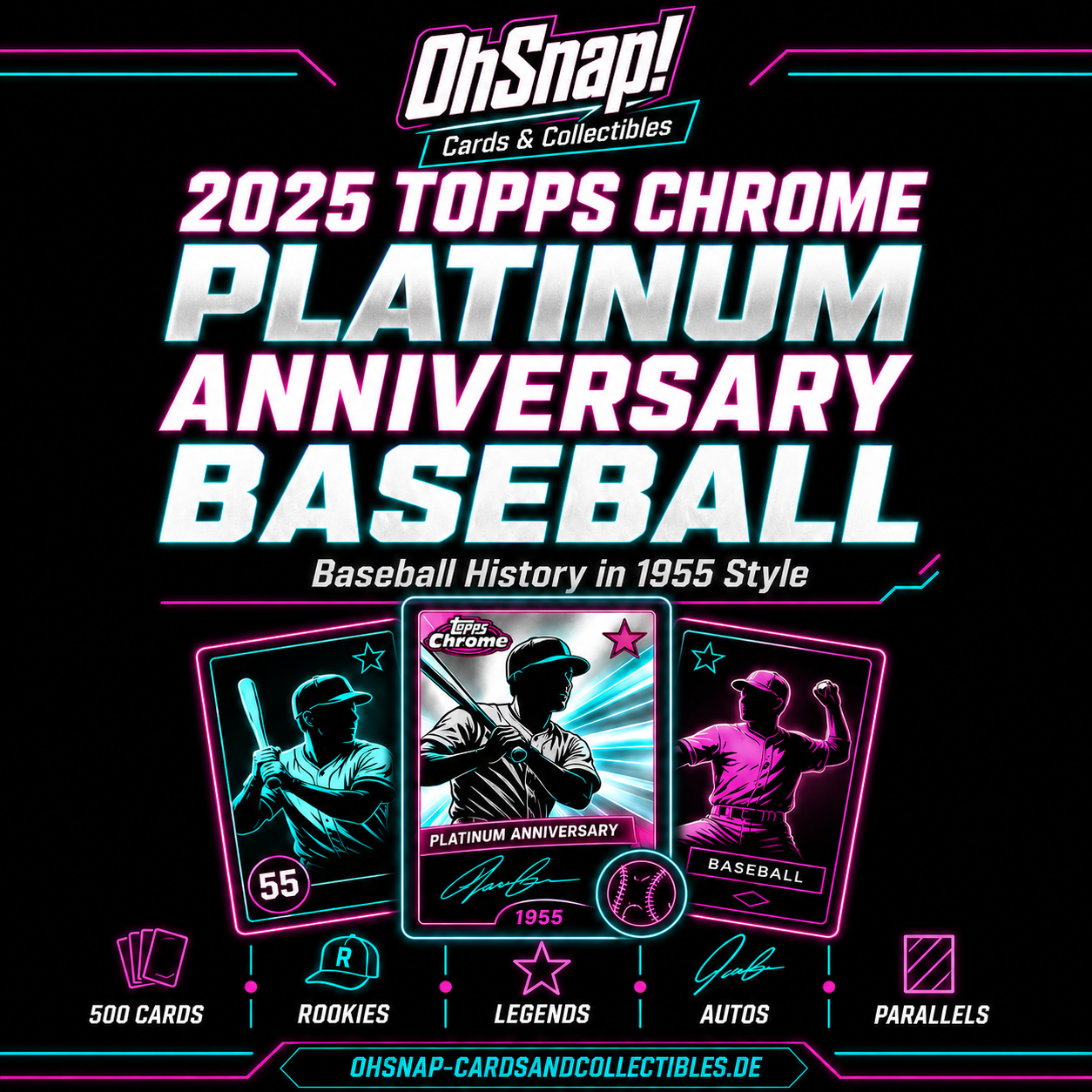 2025 Topps Chrome Platinum Anniversary Baseball