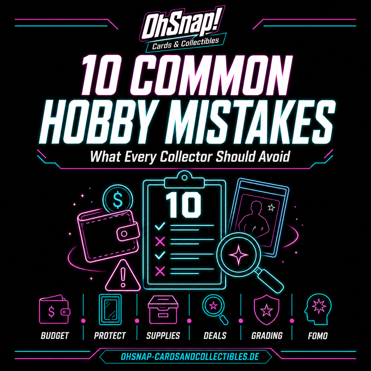 Die 10 häufigsten Fehler im Hobby