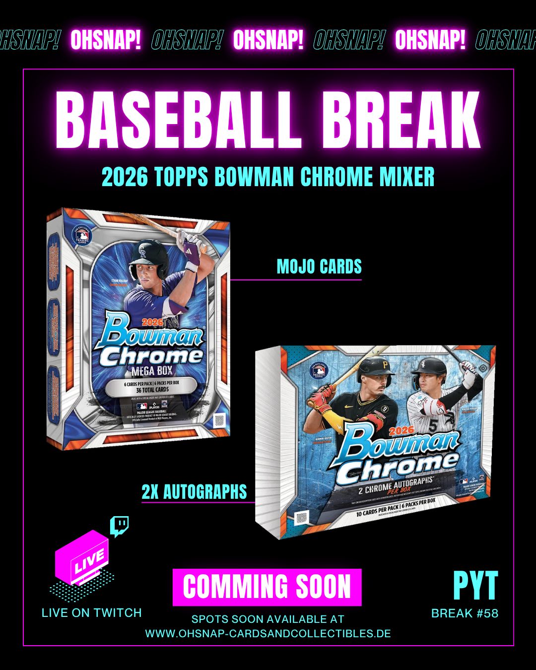 Virschaubild 2026 Bowman Chrome Break