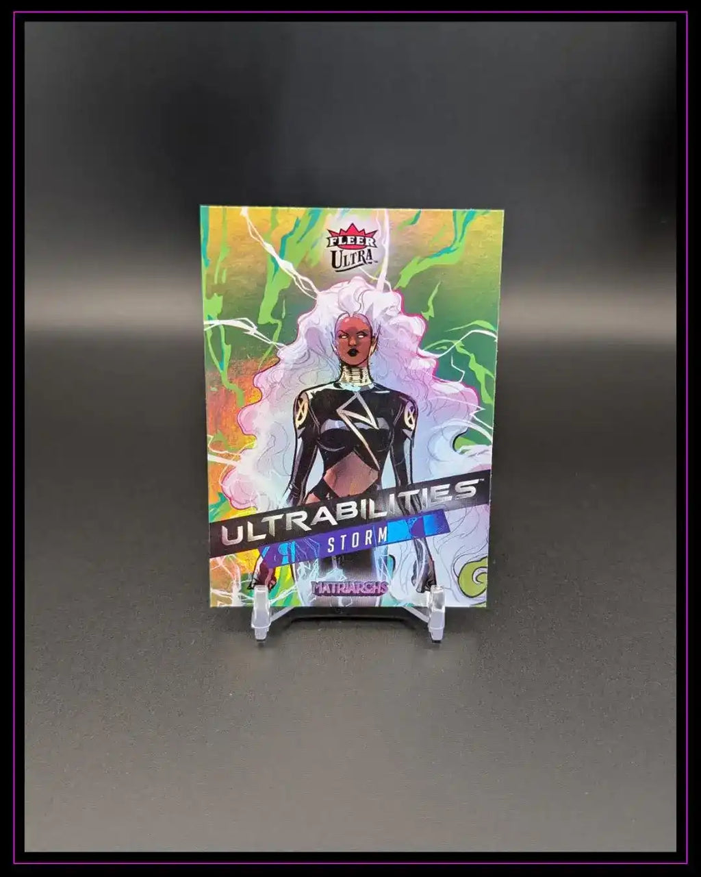 Fleer Ultra Trading Card Storm Ultrabilities, Superhelden Sammelkarte mit farbigem Motiv