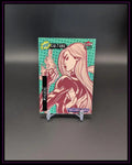 Trading Card mit Comic-Heldin im Pop-Art-Stil, Aufschrift Psylocke, Fleer Ultra, Pop Culture