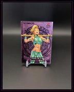 Sammelkarte Namorita Marvel Fleer Ultra Matriarchs, lila Glanz, Frau in grüner Rüstung