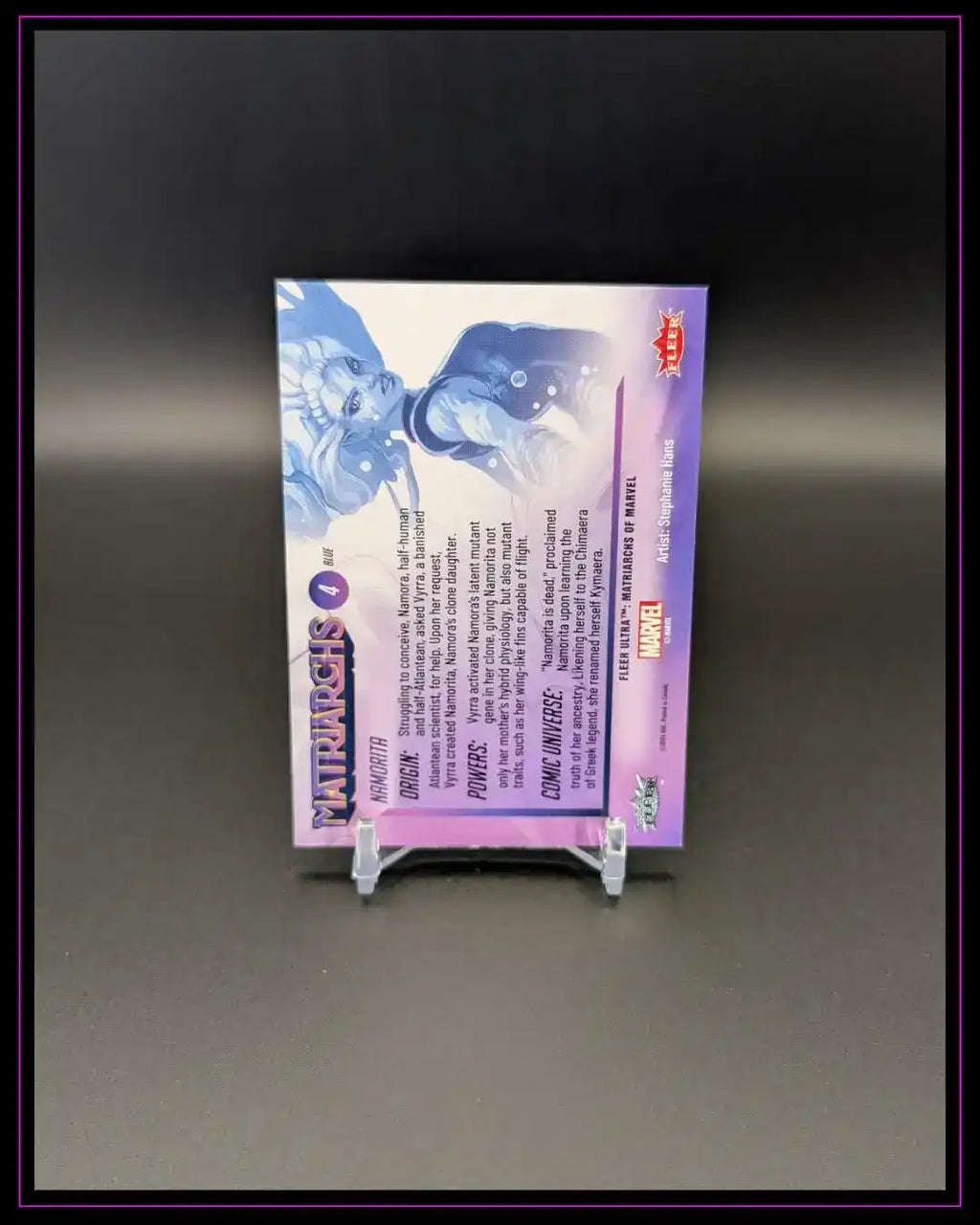 2024 Fleer Ultra Matriarchs of Marvel #4 Namorita Blue Foil