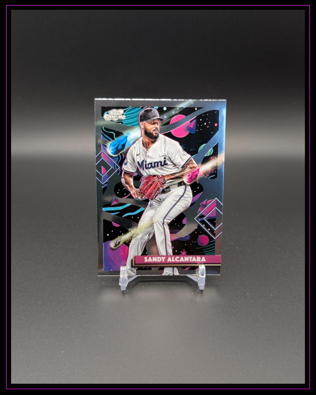 2025 Topps Chrome Cosmic #158 Sandy Alcantara