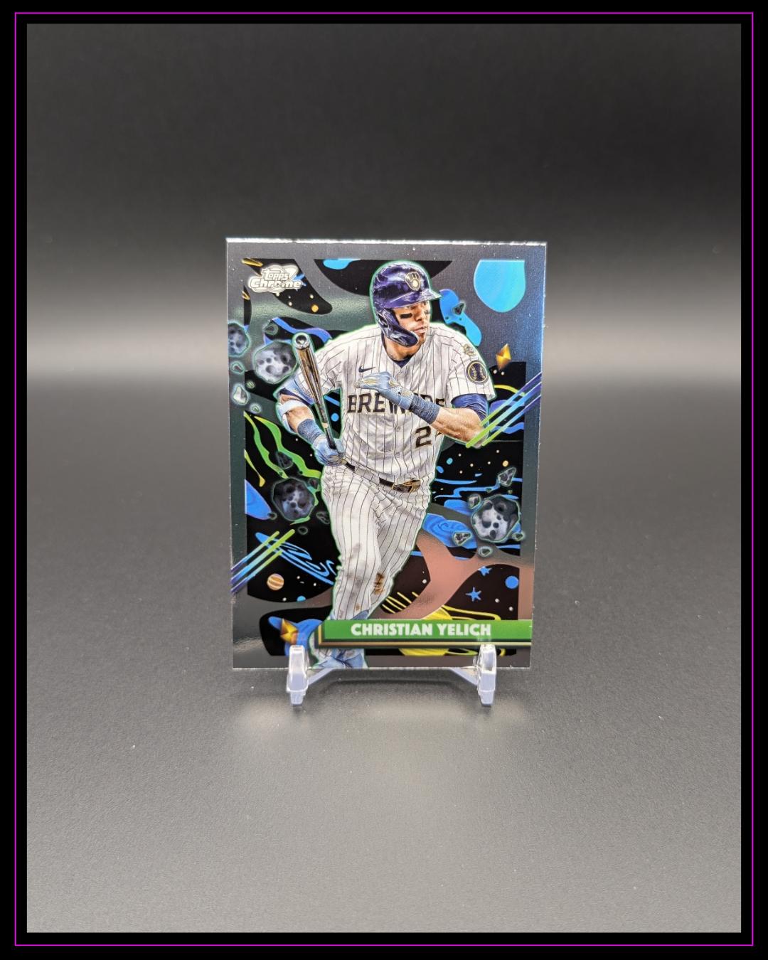 2025 Topps Chrome Cosmic #69 Christian Yelich