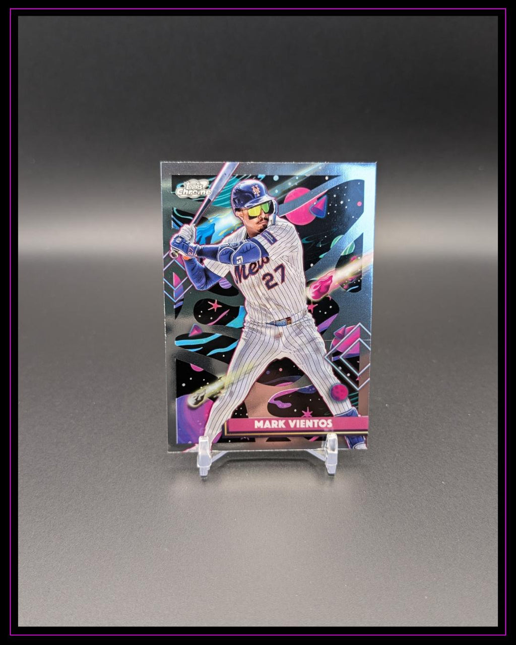 2025 Topps Chrome Cosmic #36 Mark Vientos