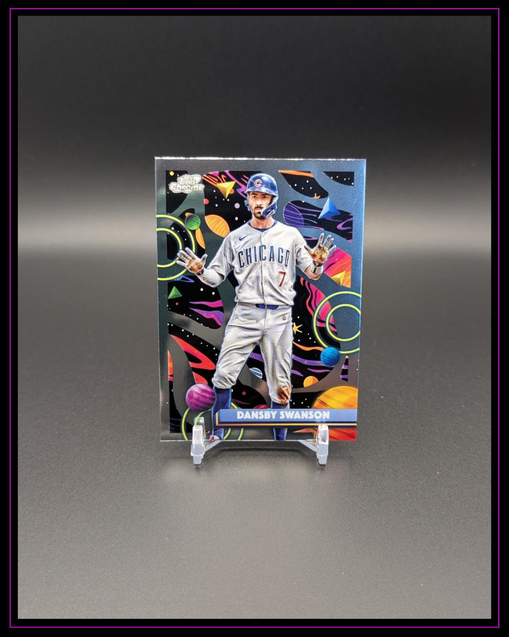 2025 Topps Chrome Cosmic #187 Dansby Swanson