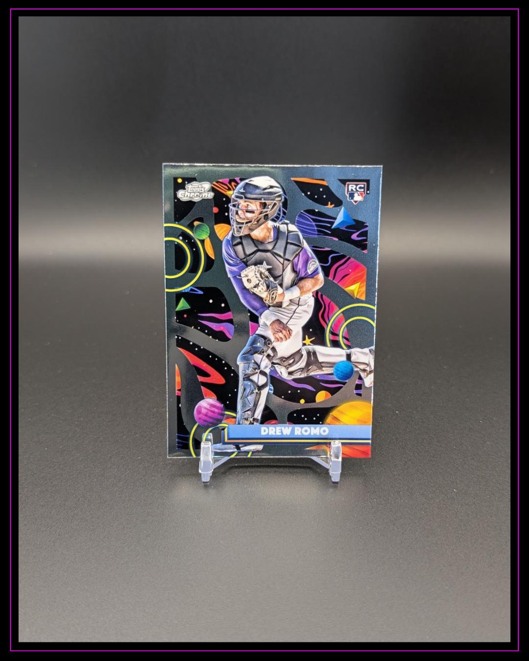 2025 Topps Chrome Cosmic #17 Drew Romo RC