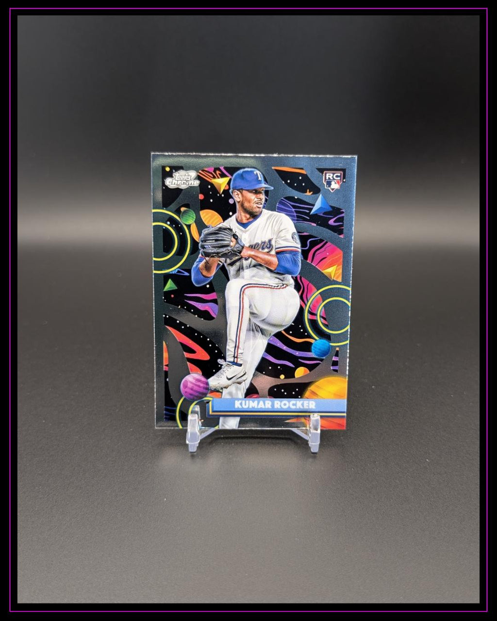 2025 Topps Chrome Cosmic #120 Kumar Rocker RC