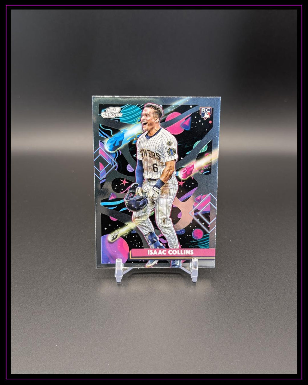 2025 Topps Chrome Cosmic #51 Isaac Collins
