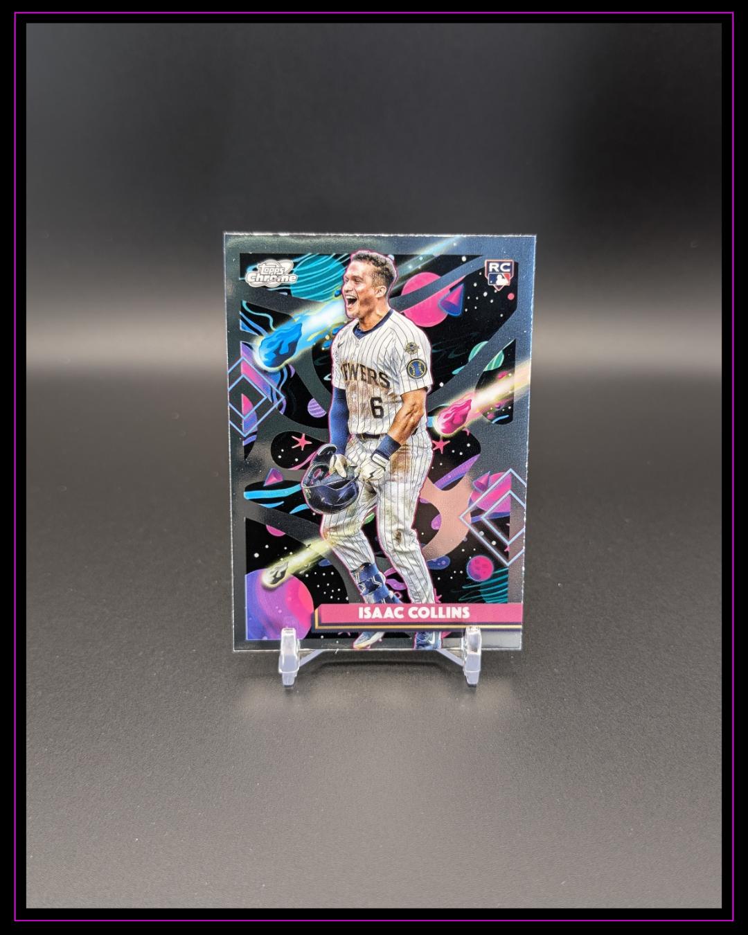 2025 Topps Chrome Cosmic #51 Isaac Collins