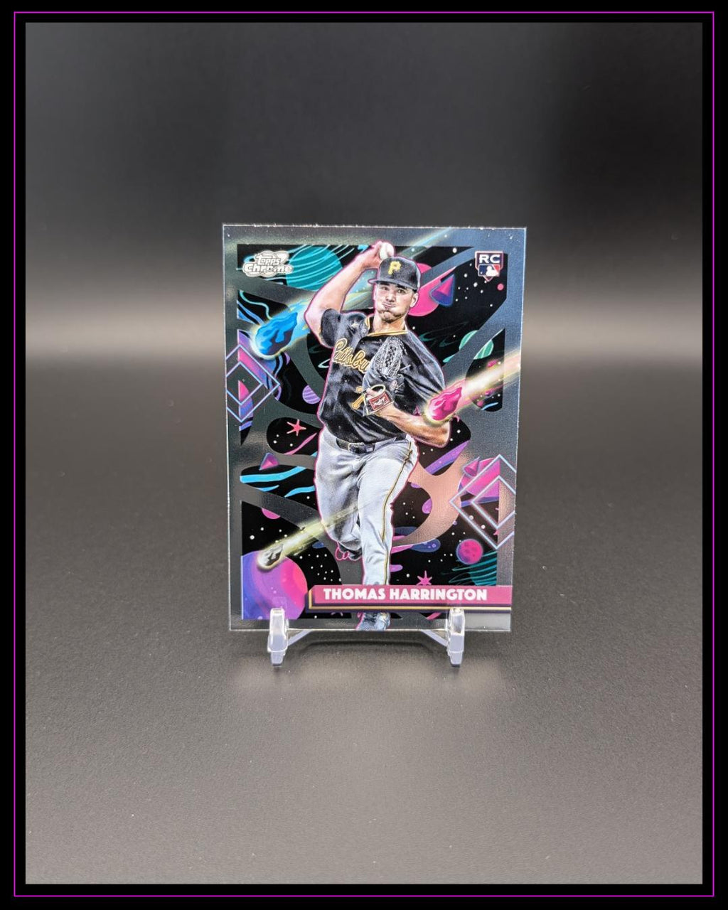 2025 Topps Chrome Cosmic #79 Thomas Harrington RC
