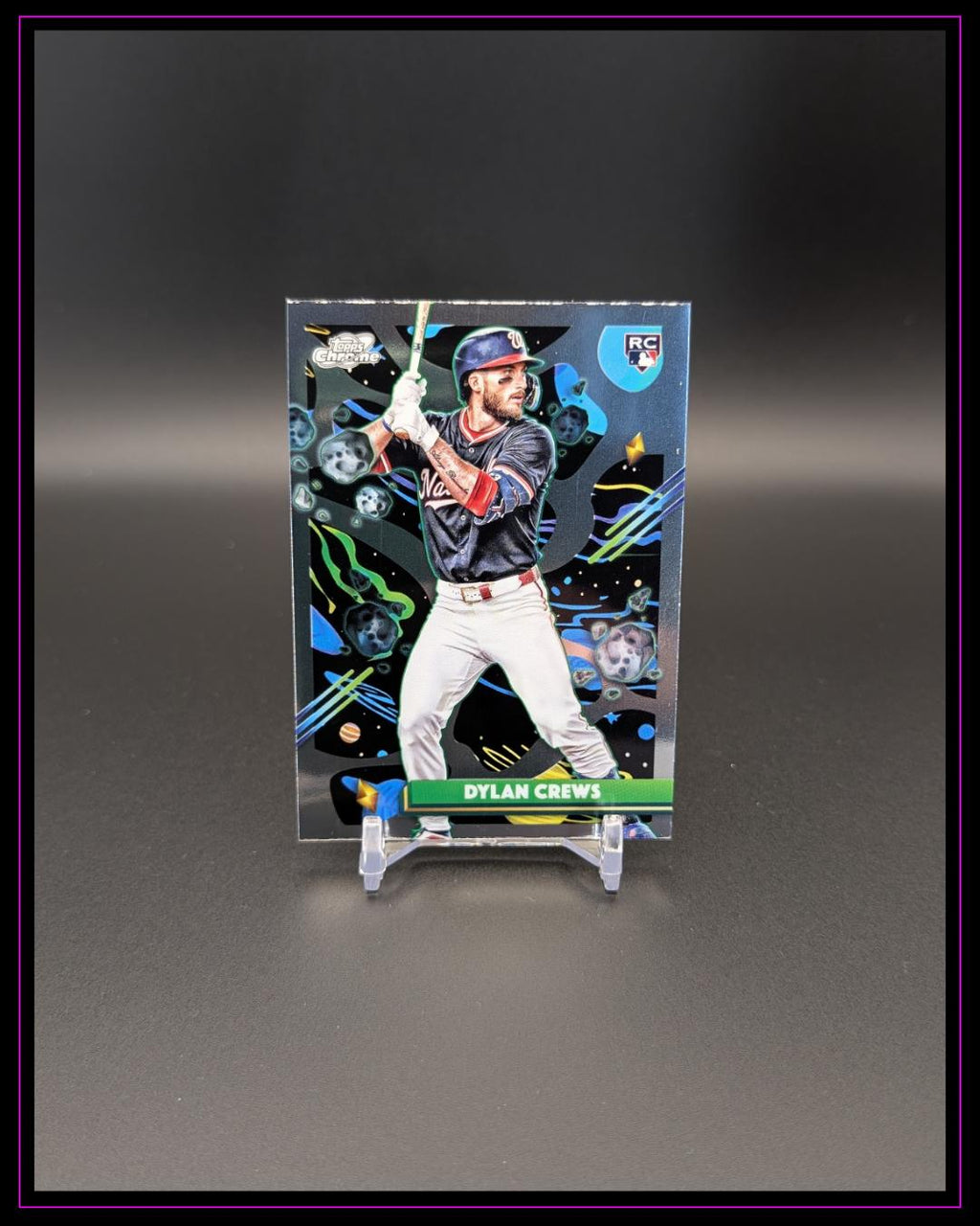 2025 Topps Chrome Cosmic #194 Dylan Crews RC