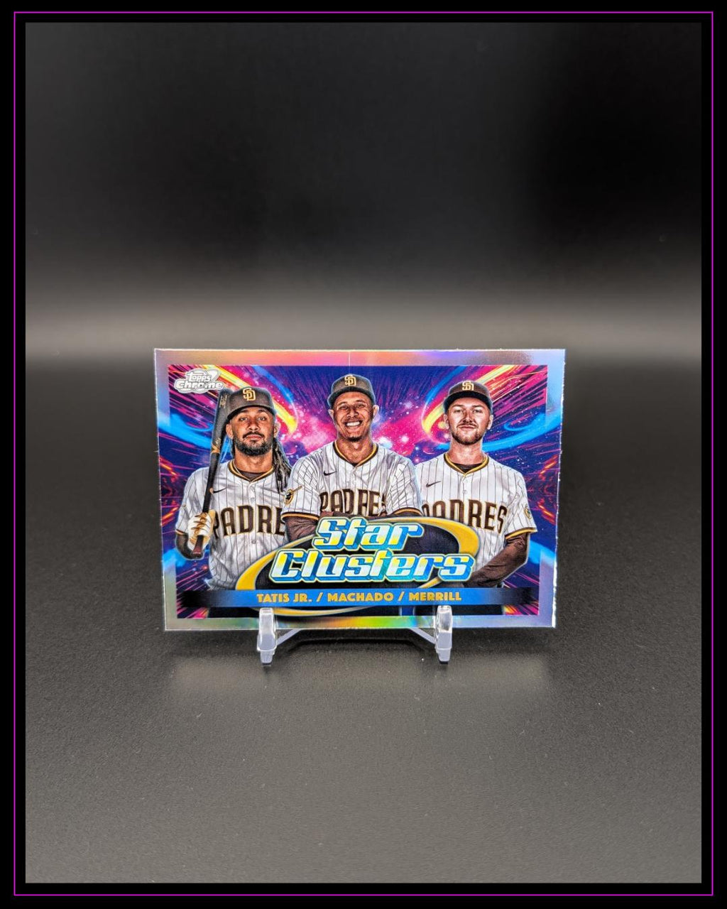 2025 Topps Chrome Cosmic #TSC-5 Machado/Tatis/Merrill Triple Star Clusters Ref