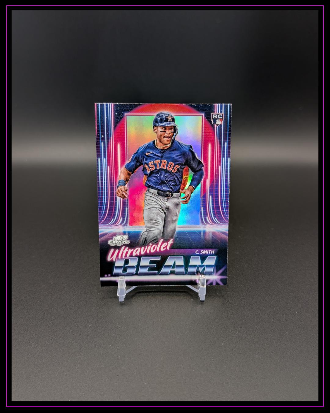 2025 Topps Chrome Cosmic #UB-24 Cam Smith RC Ultraviolet Beam