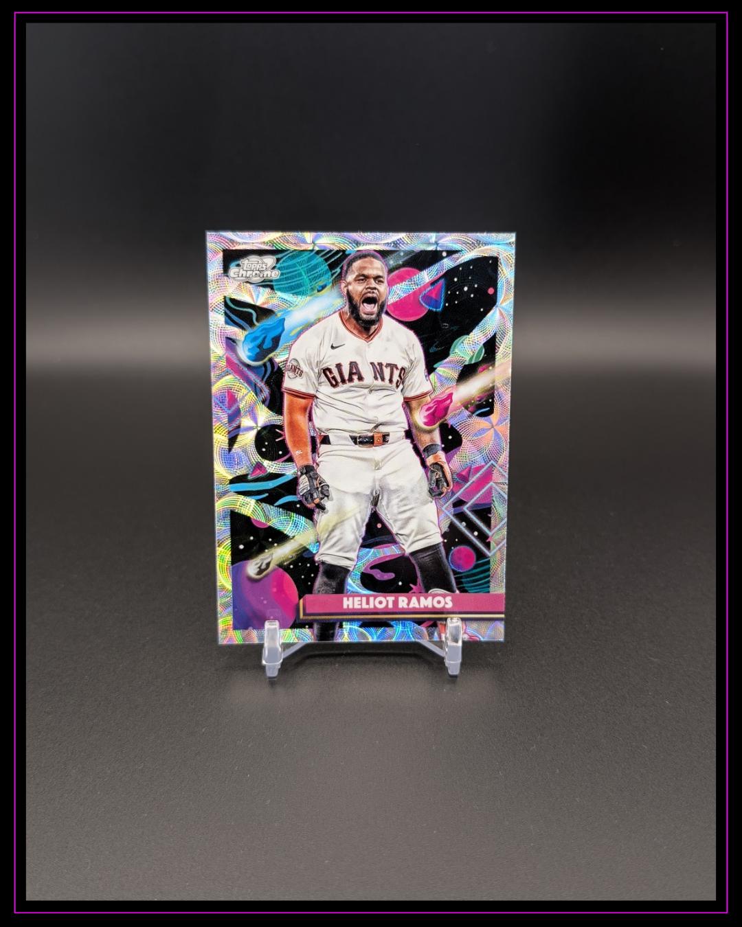 2025 Topps Chrome Cosmic #41 Heliot Ramos Nucleus Refractor