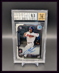 2015 Bowman Chrome #BCAR-FL Francisco Lindor Rookie Autographs BGS 8.5