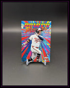 Baseball Trading Card mit Spieler der Twins, bunte Power Players-Design, Sammelkarte