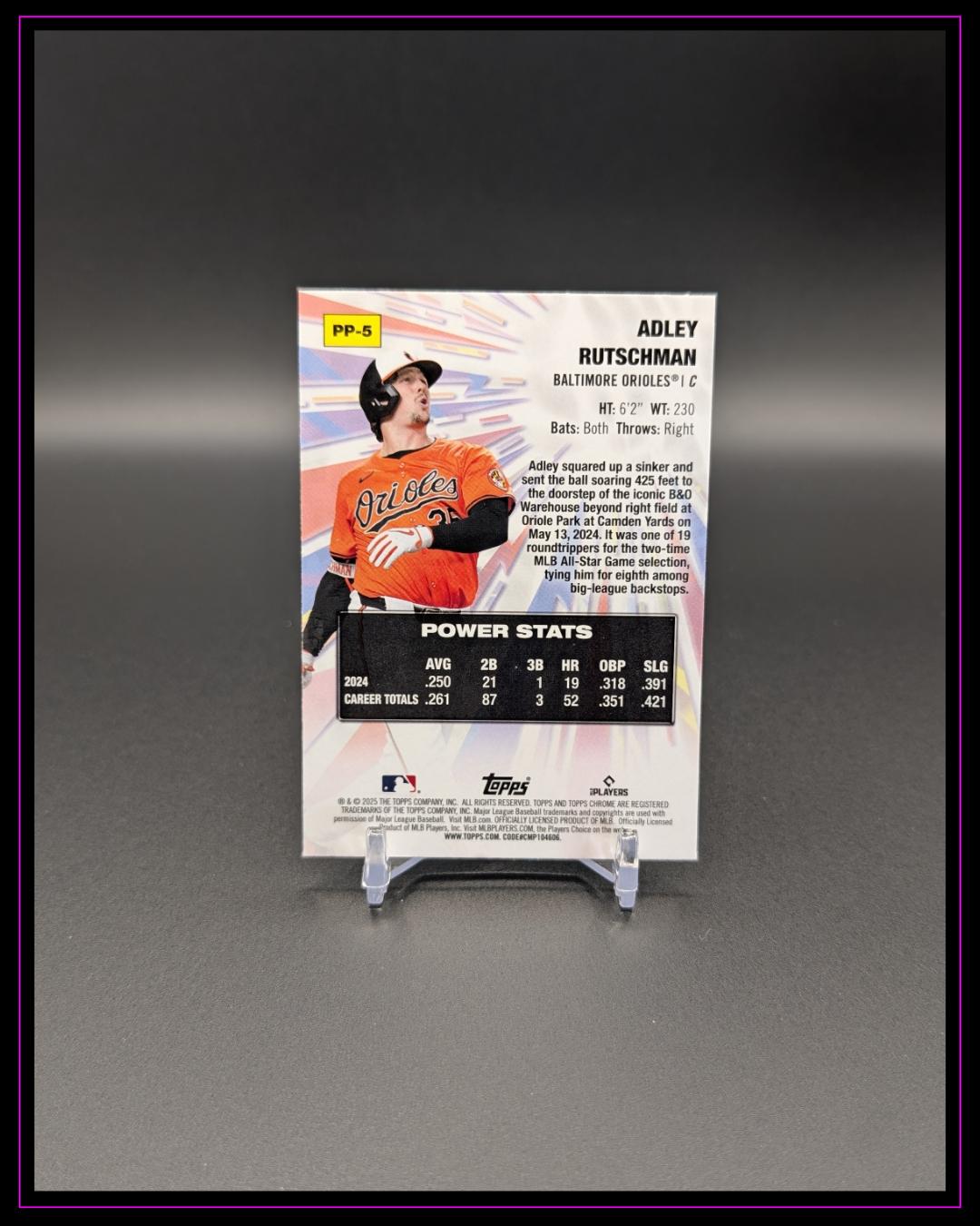 2025 Topps Chrome #PP-5 Adley Rutschman Power Players