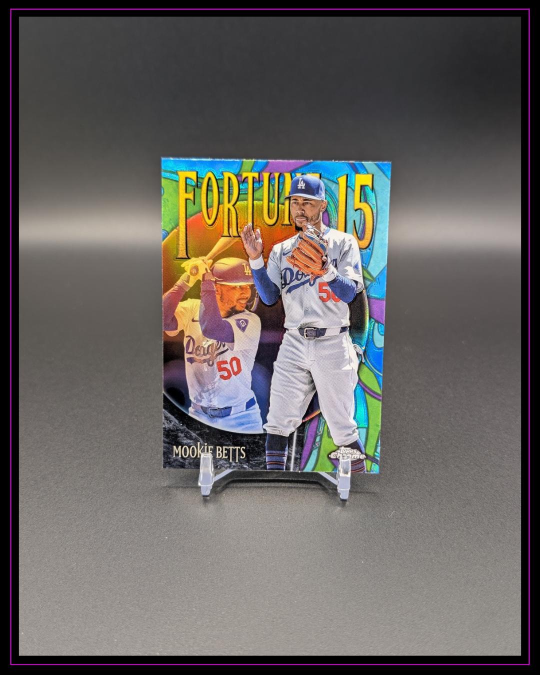 2025 Topps Chrome #F15-5 Mookie Betts Fortune 15