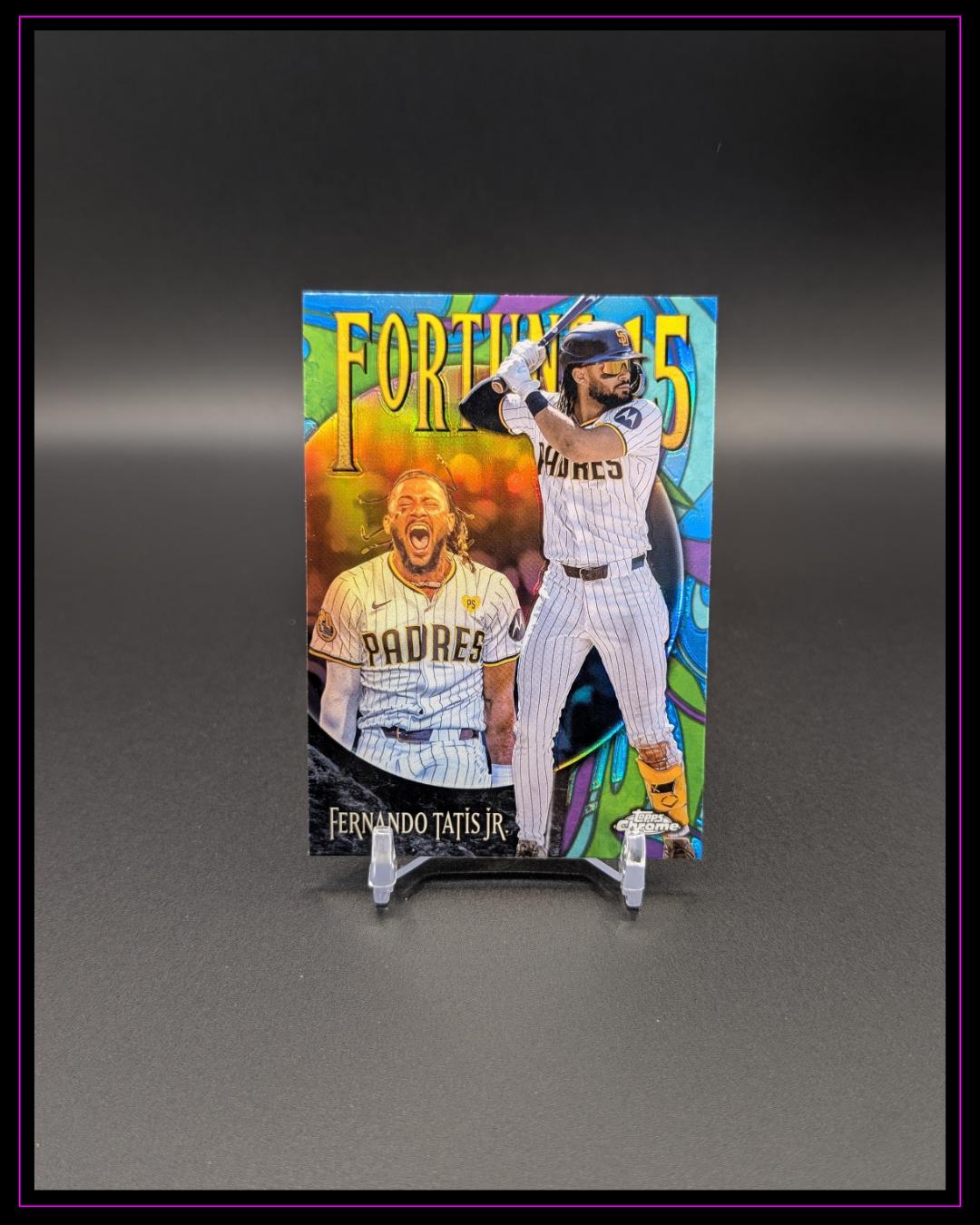 2025 Topps Chrome #F15-3 Fernando Tatis Jr. Fortune 15