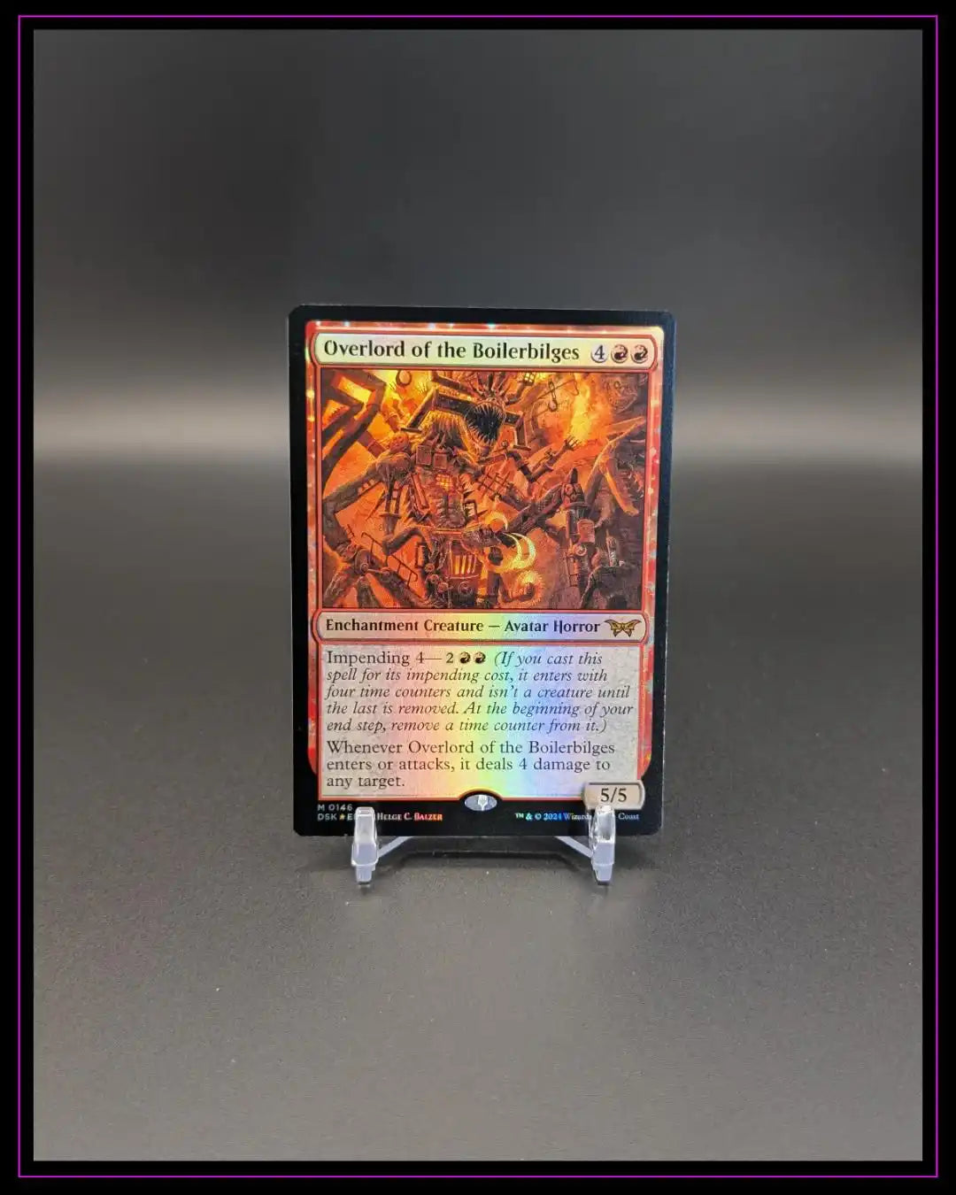 Magic The Gathering: Duskmourn #146 Overlord of the Boilerbilges Foil ENG