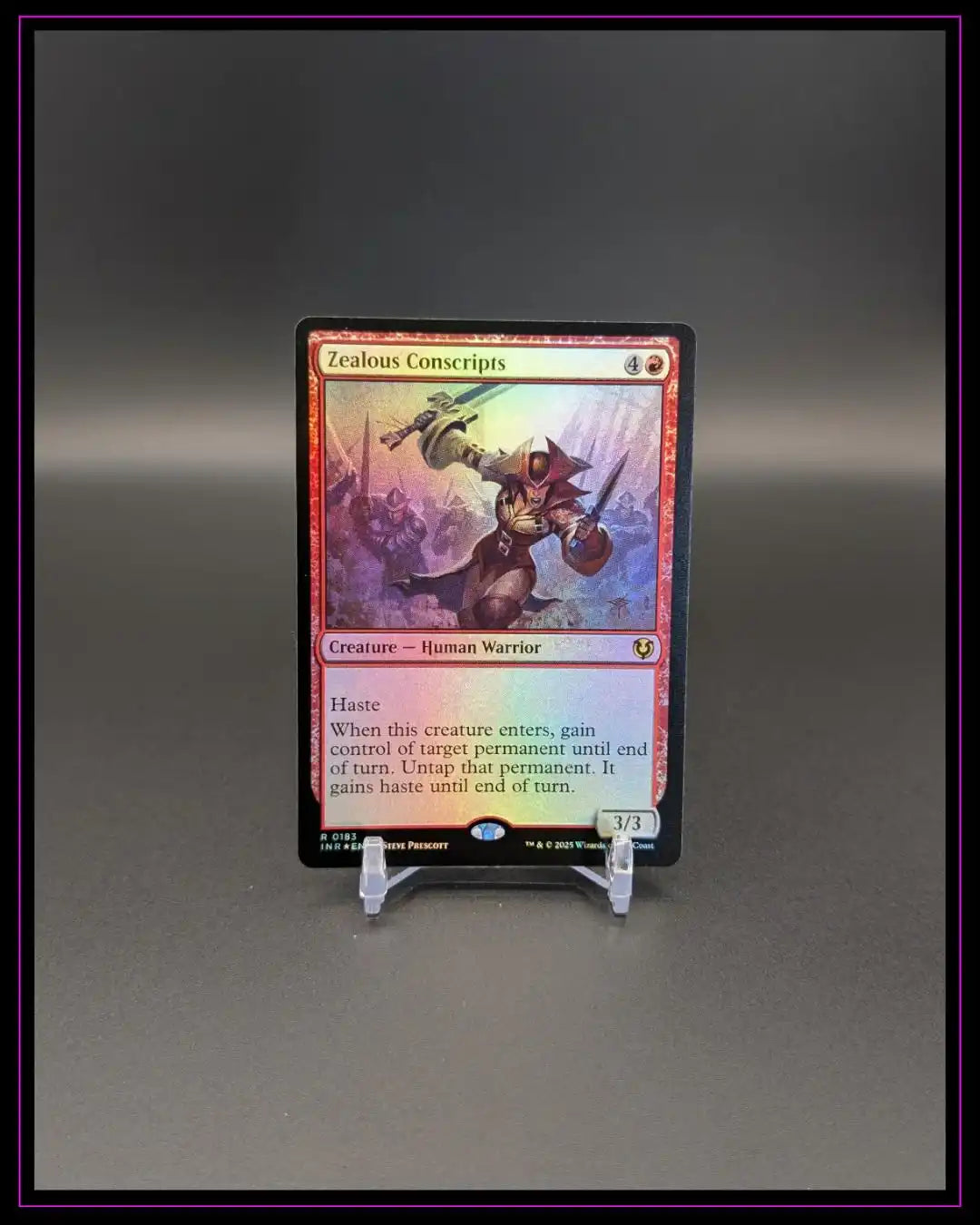 Magic The Gathering: Innistrad Remastered #183 Zealous Conscripts Foil ENG