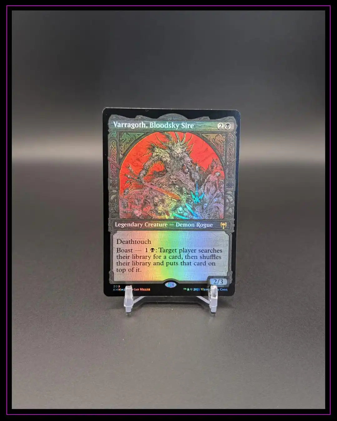 Kaldheim #309 Varragoth, Bloodsky Sire Showcase Foil ENG