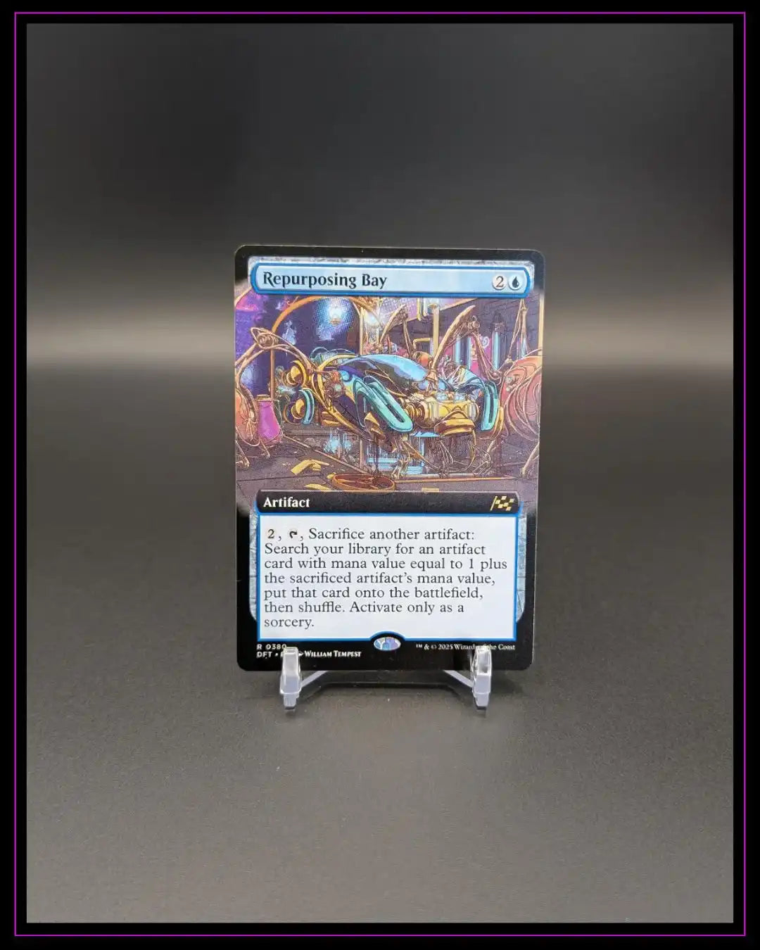 Magic The Gathering: Aetherdrift #380 Repurposing Bay Extended Art