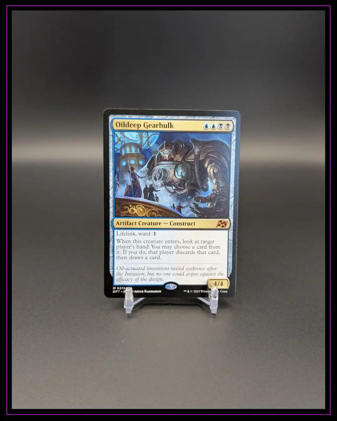 Magic The Gathering: Aetherdrift #215 Oildeep Gearhulk ENG