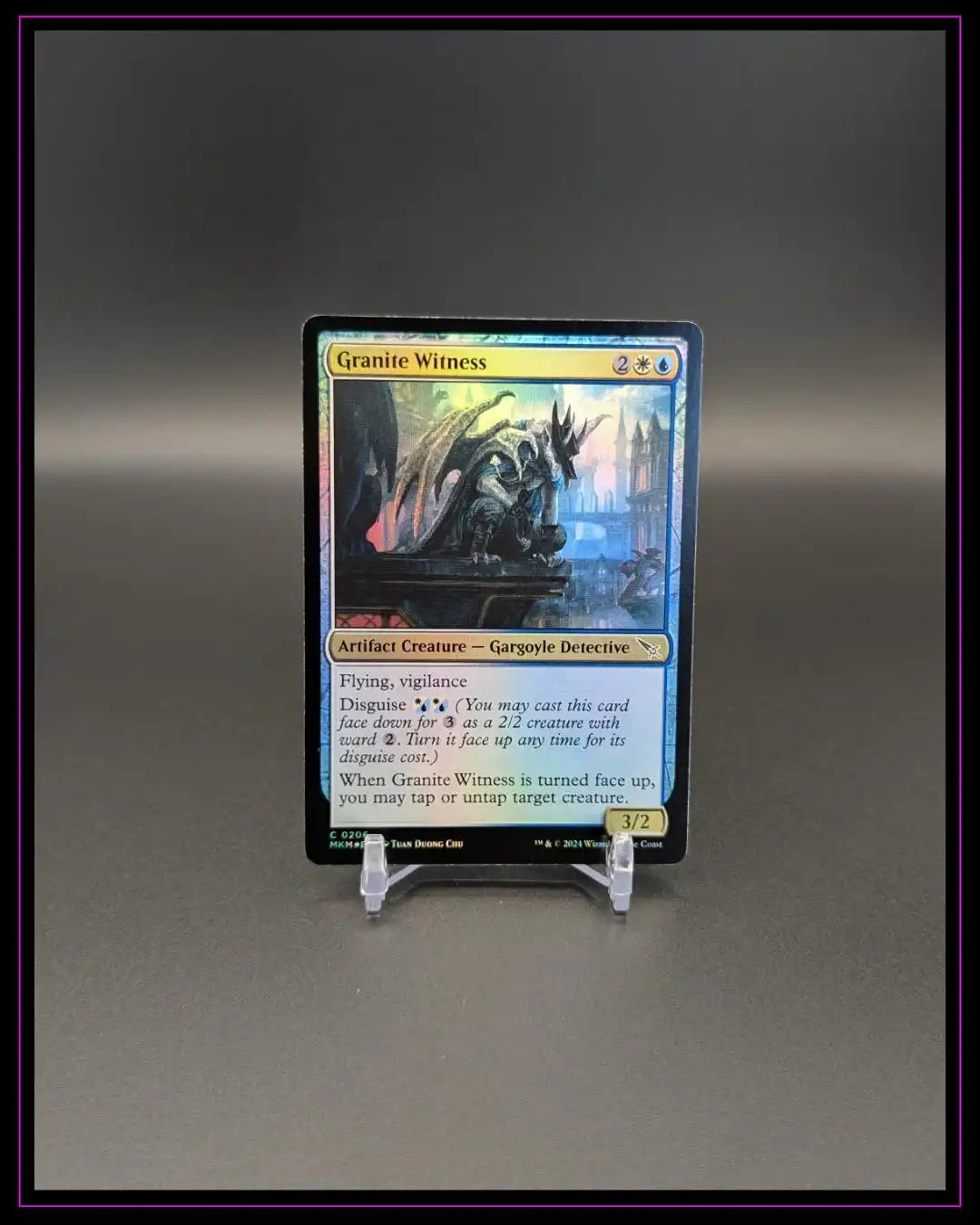 Magic The Gathering: Murders at Karlov Manor #206 Granite Witness Foil ENG