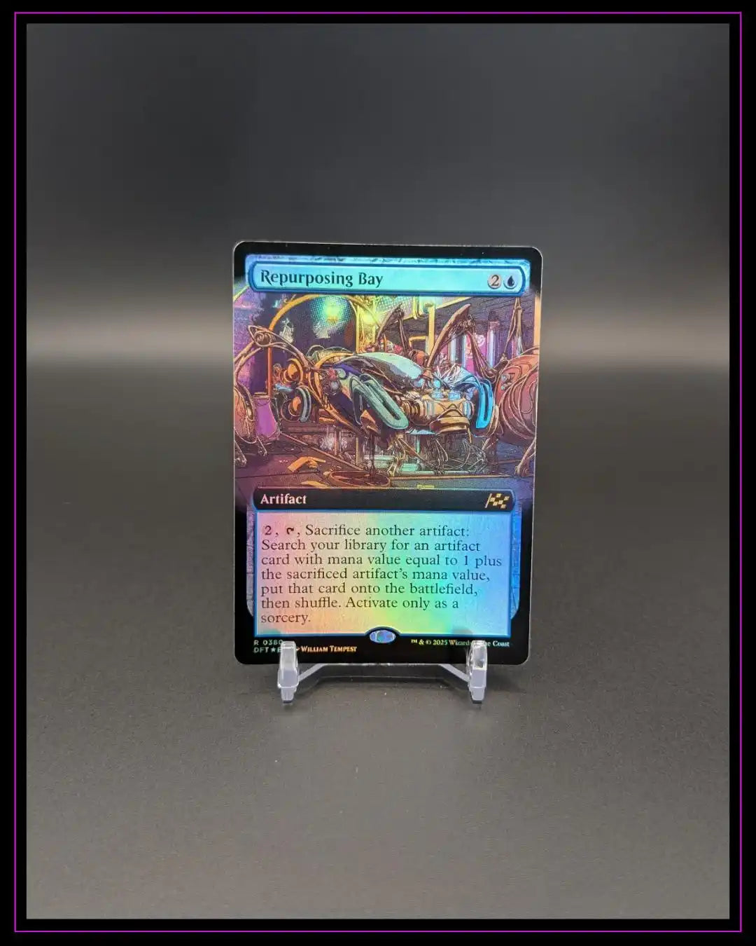 Magic The Gathering: Aetherdrift #380 Repurposing Bay Extended Art Foil ENG