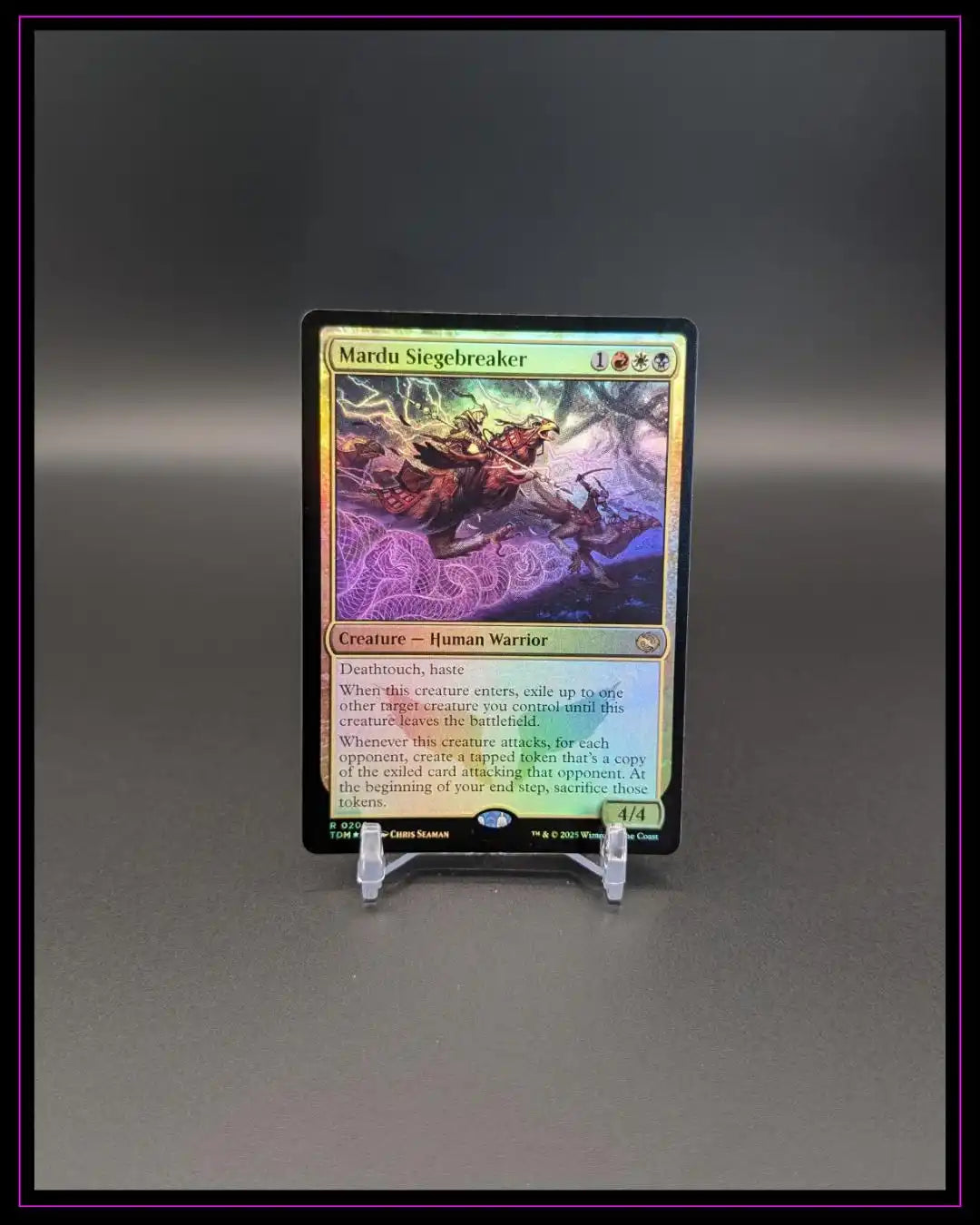Magic The Gathering: Tarkir Dragonstorm #206 Mardu Siegebreaker Foil