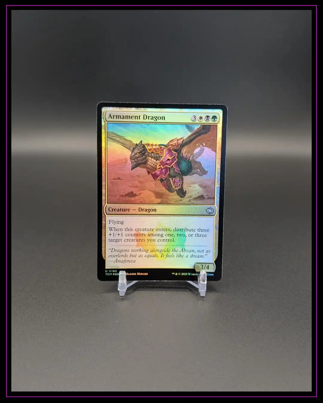 Magic The Gathering: Tarkir Dragonstorm #168 Armament Dragon Foil