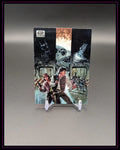 Star Wars Galaxy Trading Card mit Charakteren und Raumschiffen auf neutralem Hintergrund