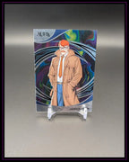 James Gordon Trading Card mit Comic-Illustration auf farbigem Hintergrund, Sammelkarte