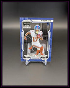 Trading Card NFL Rookies Wan'Dale Robinson Giants im blauen Design auf schwarzem Hintergrund