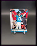 NFL Trading Card Christian Kirk Jaguars Fotokarte auf schwarzem Hintergrund