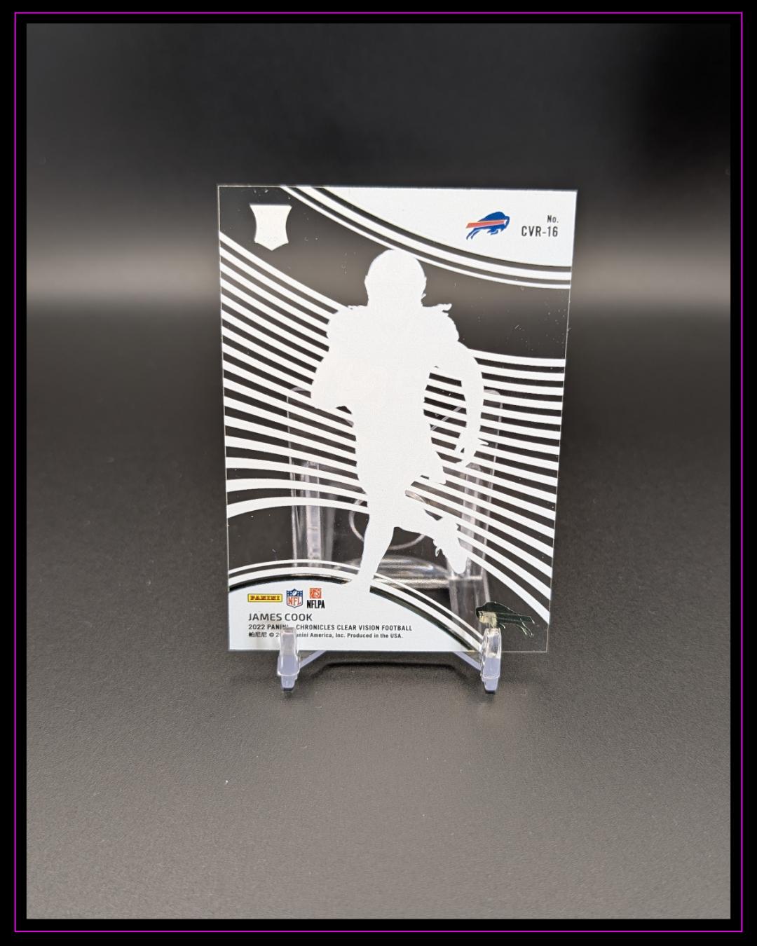 2022 Panini Chronicles #CVR-16 James Cook Clear Vision Rookies