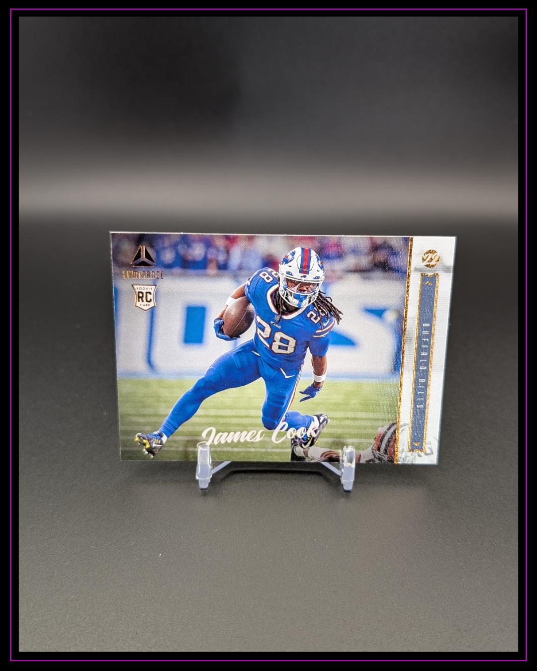 2022 Panini Chronicles #221 James Cook Luminance Update Rookies Bronze