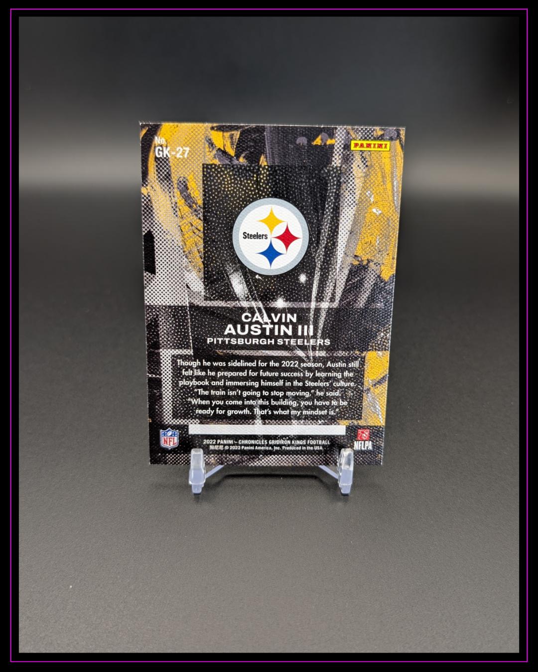 2022 Panini Chronicles #GK-27 Calvin Austin III Gridiron Kings