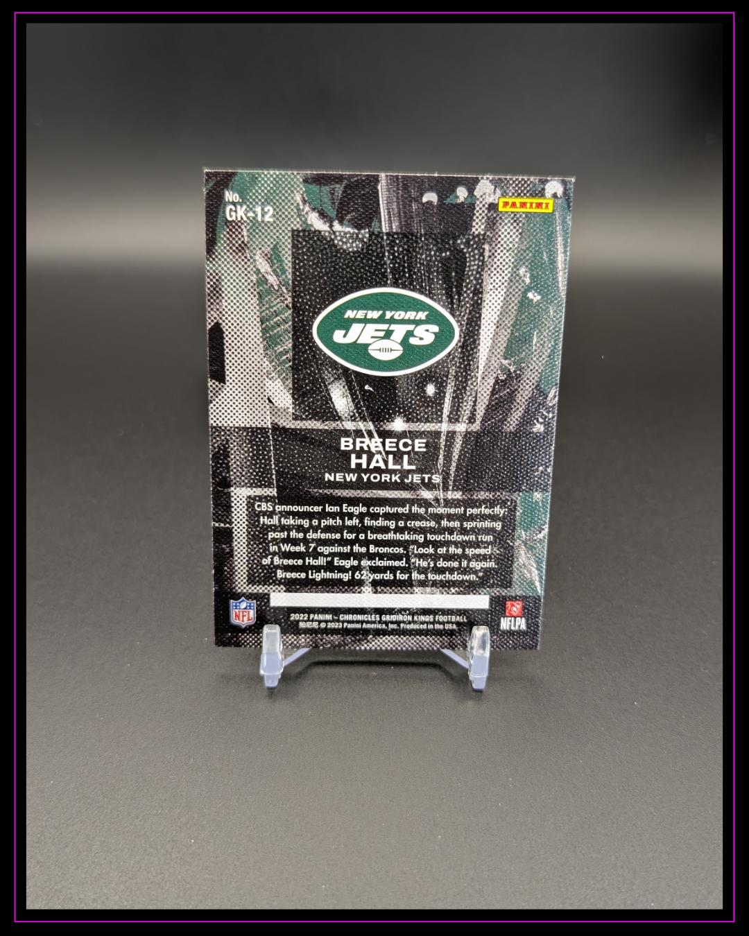 2022 Panini Chronicles #GK-12 Breece Hall Gridiron Kings