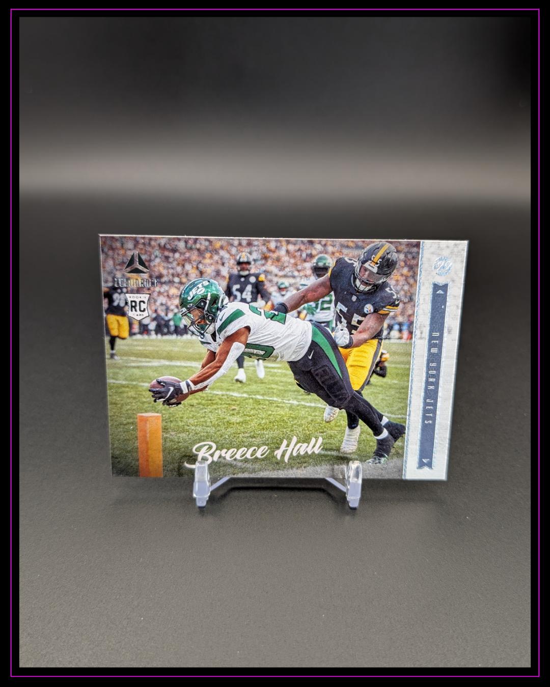 2022 Panini Chronicles #220 Breece Hall Luminance Update Rookies