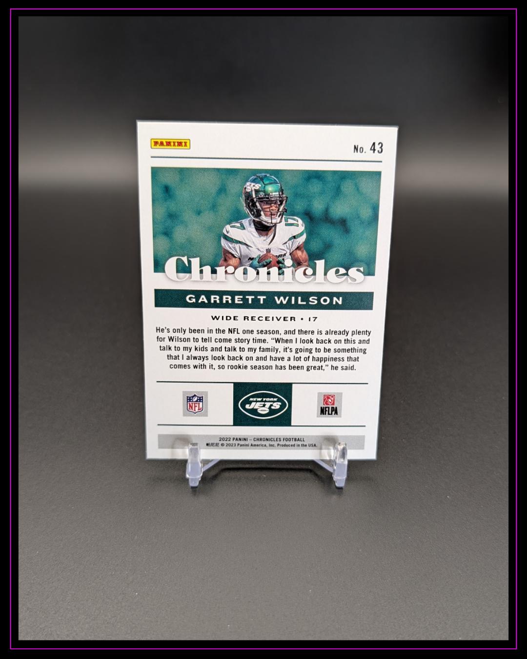 2022 Panini Chronicles #43 Garrett Wilson