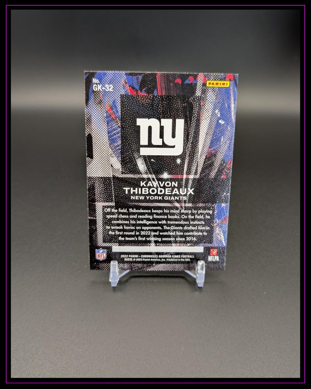 2022 Panini Chronicles #GK-32 Kayvon Thibodeaux Gridiron Kings