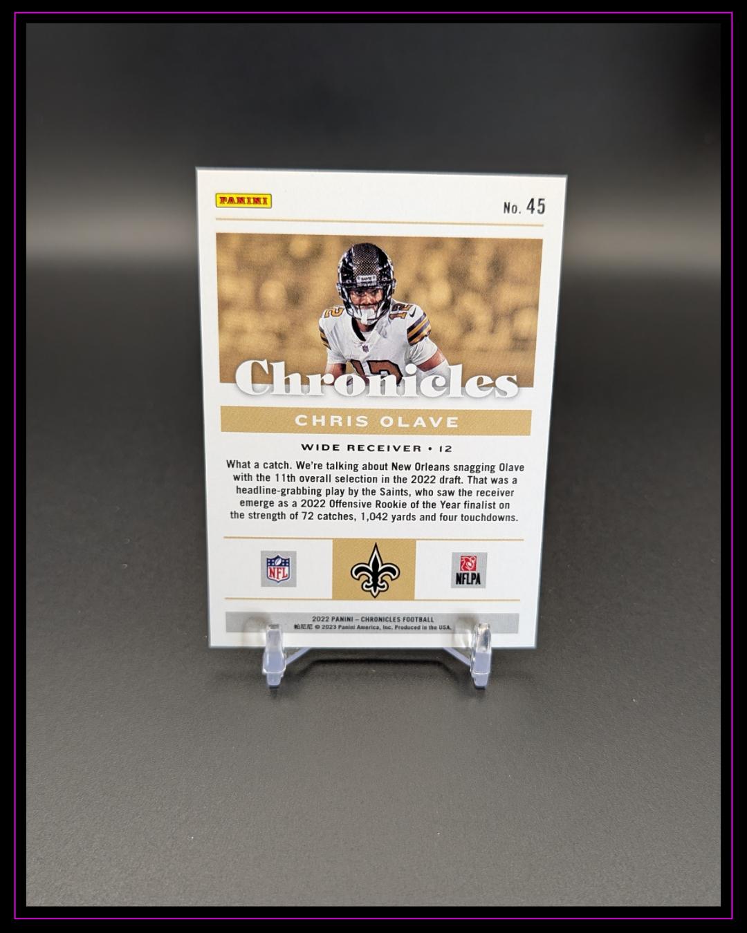 2022 Panini Chronicles #45 Chris Olave