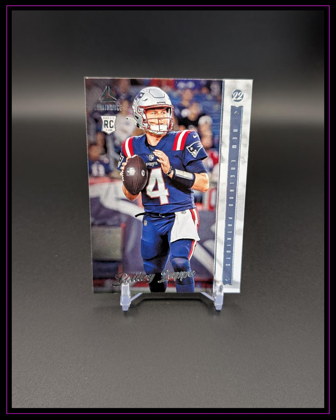 2022 Panini Chronicles #209 Bailey Zappe Luminance Update Rookies