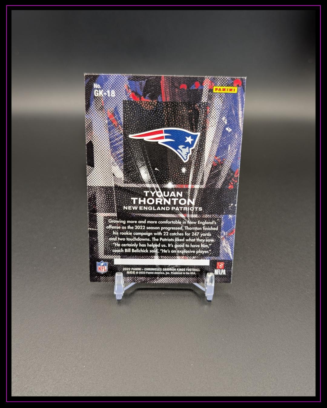 2022 Panini Chronicles #GK-18 Tyquan Thornton Gridiron Kings