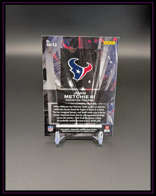 2022 Panini Chronicles #GK-13 John Metchie III Gridiron Kings