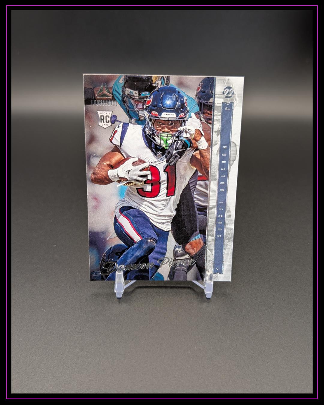 2022 Panini Chronicles #215 Dameon Pierce Luminance Update Rookies Pink